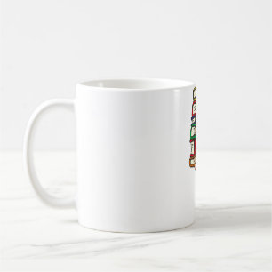 Caneca De Café Bookworm Coffee Mug para Estudantes