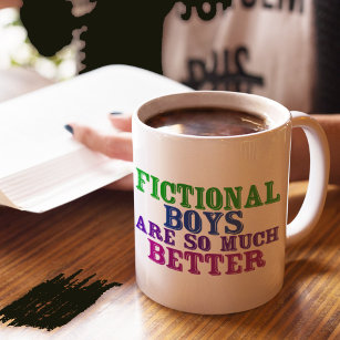 Caneca De Café Bookworm Engraçado Os Meninos Ficcionais São Muito