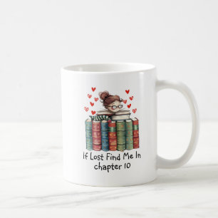 Caneca De Café Bookworm Exclusivo Se Perdido Me Encontre [Sua Esc