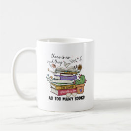 Caneca De Café Bookworm Reader Coffee Mug presente para Book Love