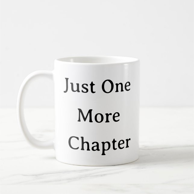 Caneca De Café Bookworms Mug Apenas Mais Um Capítulo Lendo Pão (Esquerda)