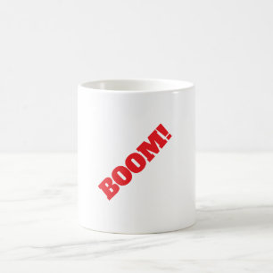Caneca De Café BOOM Profissional minimalista moderno simples eleg