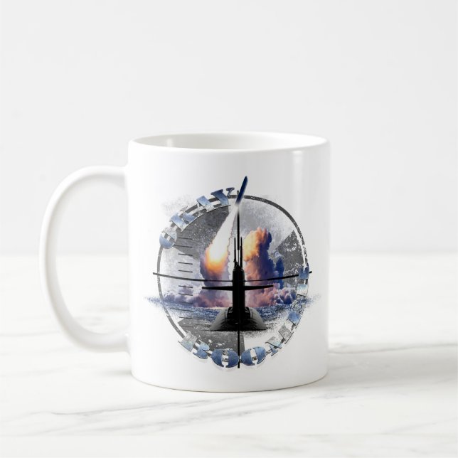Caneca De Café BOOMER US Marinho Nuclear Sub Force (Esquerda)