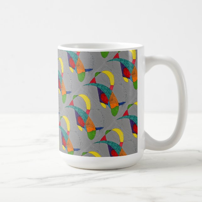 Caneca De Café "Boomerangues de Cinzas com Til" (Direita)