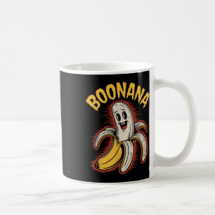 Caneca De Café Boonana Funny Banana Ghost Spooky Halloween Costum