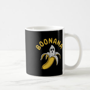 Caneca De Café Boonana Funny Skeleton Dentro Banana Quirky