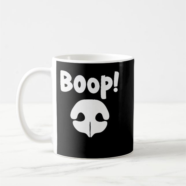Caneca De Café Boop Dog Nose Premium (Esquerda)