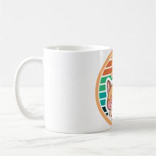 Caneca De Café Boop O Nariz Memes do Gato Pôr do Sol Retro