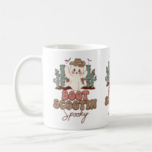 Caneca De Café Boot Scootin Spooky Coffee Cup, Cactus e Ghost