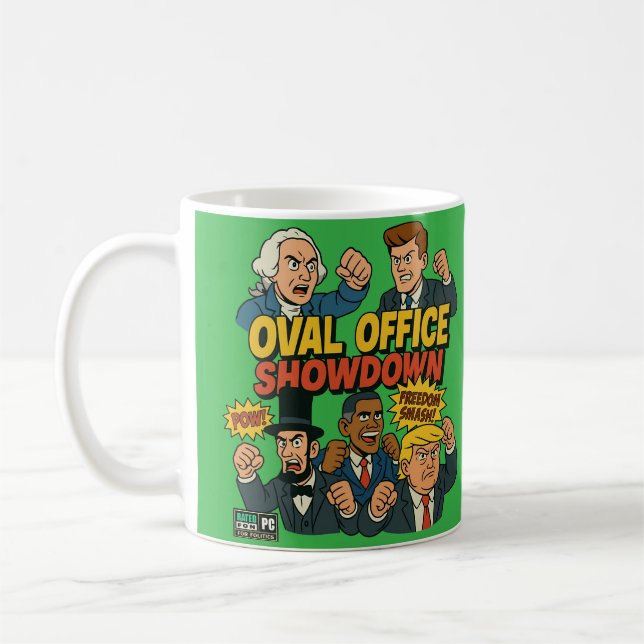 Caneca De Café Bootleg Cartoon Presidentes (Esquerda)