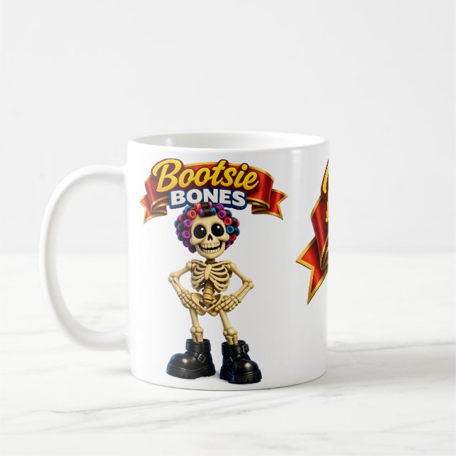 Caneca De Café Bootsie Ossos (Esquerda)