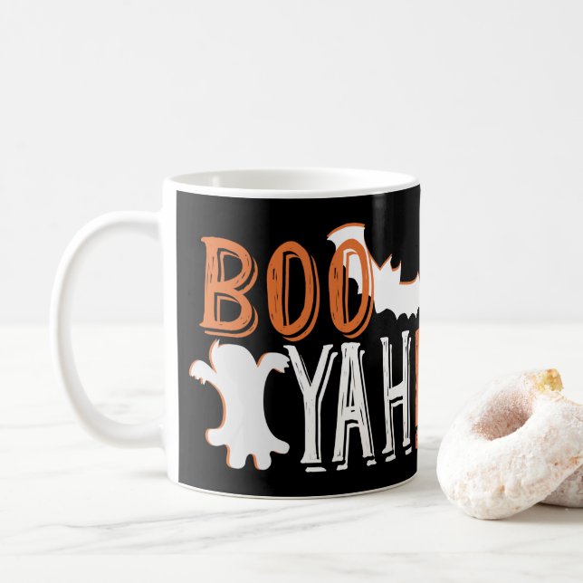 Caneca De Café booyah lindo halloween (Com Donut)