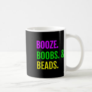 Caneca De Café Booze Miçanga Mardi Gras Design Nova Orleans T