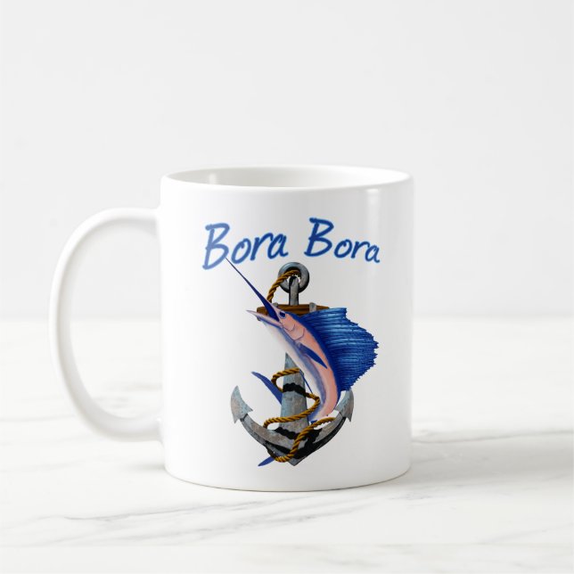 Caneca De Café Bora Bora Pescaria (Esquerda)