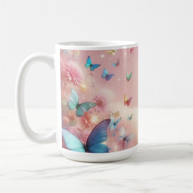 Caneca De Café borboleta (Esquerda)