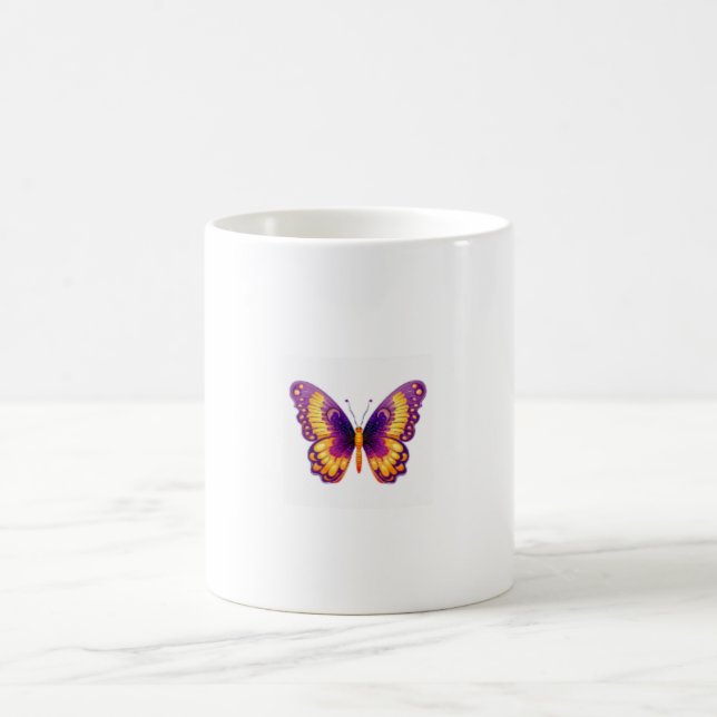 Caneca De Café Borboleta (Centro)