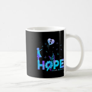 Caneca De Café Borboleta Advertência para a prevenção do suicídio