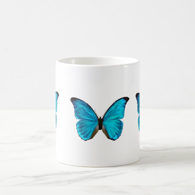 Caneca De Café borboleta azul (Centro)