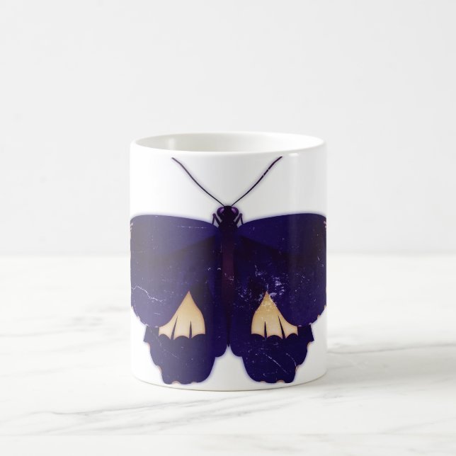 Caneca De Café Borboleta Azul Art 2 (Centro)