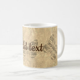 Caneca De Café Borboleta-branca