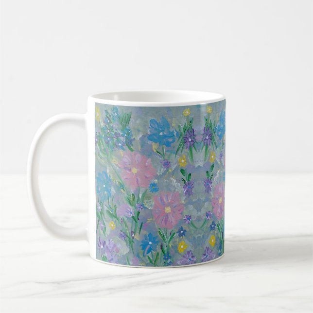 Caneca De Café Borboleta Bush Floral Coffee Mug (Esquerda)