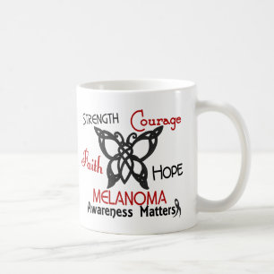 Caneca De Café Borboleta celta 3 da melanoma