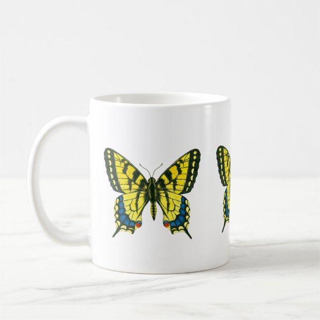 Caneca De Café Borboleta-de-cauda-andorinha (Esquerda)