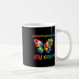 Caneca De Café Borboleta de Conscientização da Saúde Mental Ainda