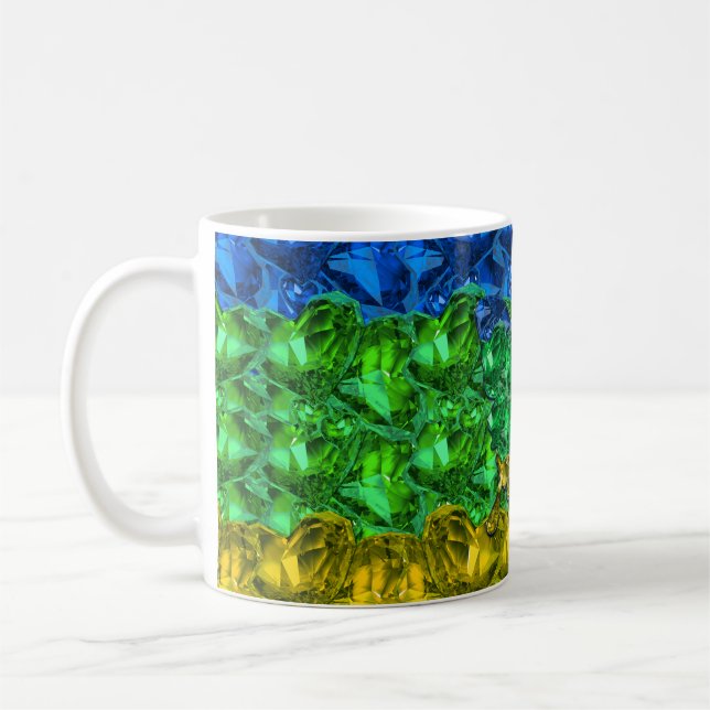 Caneca De Café Borboleta de diamante Amazigh Mug (Esquerda)
