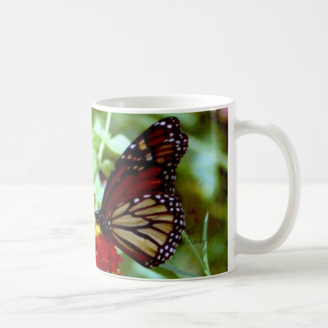 Caneca De Café borboleta de monarca (Direita)