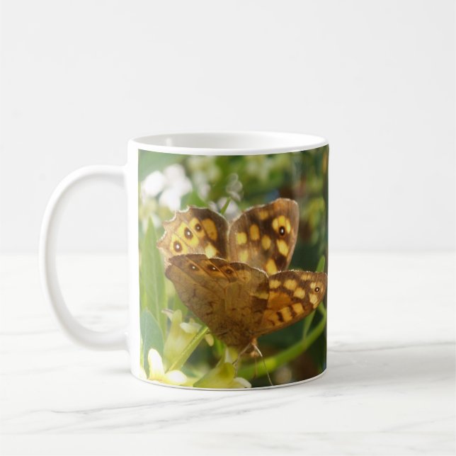Caneca De Café Borboleta de Springtime (Esquerda)