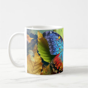 Caneca De Café Borboleta Deixa Tranquila Em Paz