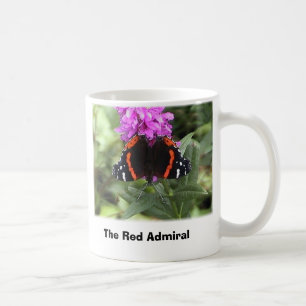 Caneca De Café borboleta do almirante vermelho, almirante