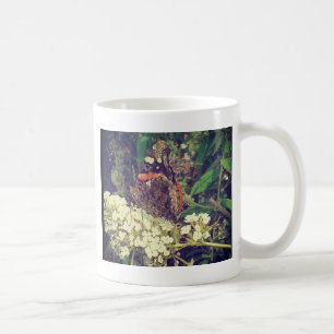 Caneca De Café Borboleta em Borboleta Bush