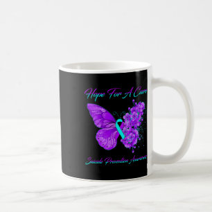 Caneca De Café Borboleta Espera Por Um Acervo De Prevenção Ao Sui