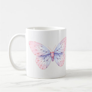 Caneca De Café Borboleta ilustrada com beleza