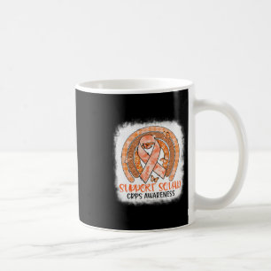 Caneca De Café Borboleta Laranja Arco-Íris Suporte Quadrado Crps