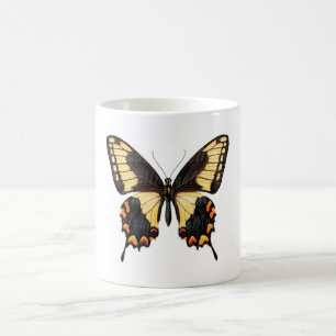 Caneca De Café Borboleta marrom