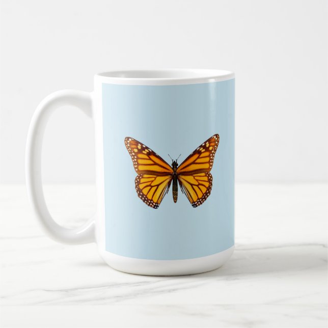 Caneca De Café Borboleta Monarca (Esquerda)