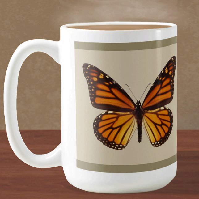 Caneca De Café Borboleta Monarca (Criador carregado)