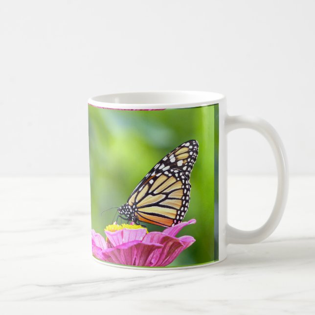 Caneca De Café Borboleta Monarca (Direita)