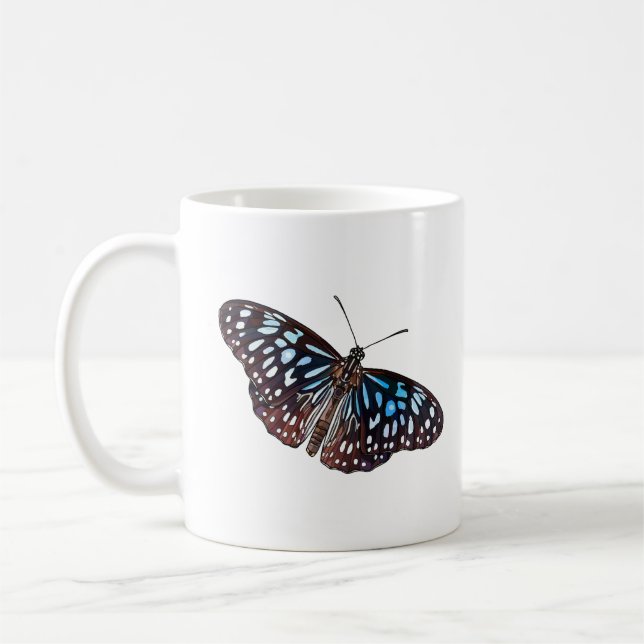 Caneca De Café Borboleta Mug (Esquerda)