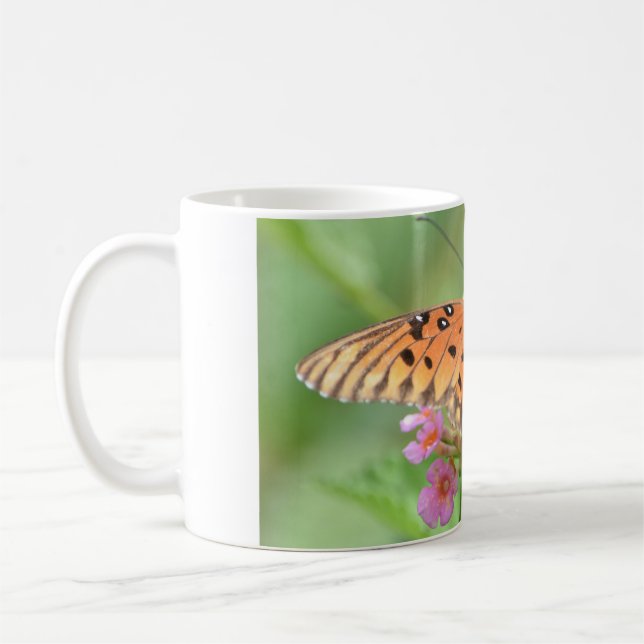 Caneca De Café Borboleta no café Mug (Esquerda)