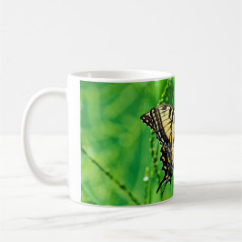 Caneca De Café Borboleta oriental de Swallowtail do tigre