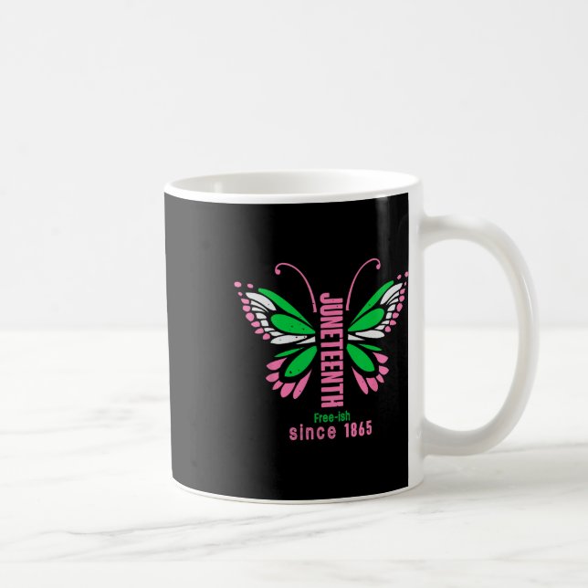 Caneca De Café Borboleta Rainha Cuta Aka Juntet Tee (Direita)