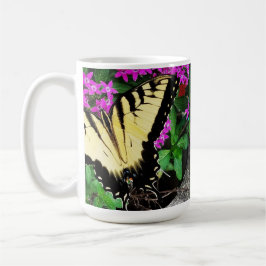 Caneca De Café Borboleta Swallowtail de Tigre Oriental #1