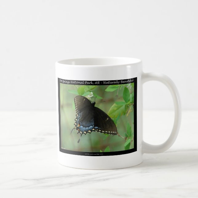 Caneca De Café Borboleta Swallowtail do Parque Nacional dos Prima (Direita)