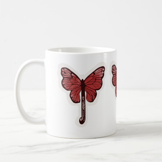 Caneca De Café Borboleta Umbrella Fusion Mug (Esquerda)