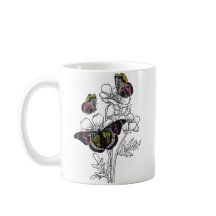 Borboleta venosa, flores estéticas