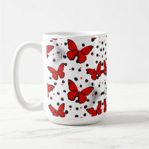 Caneca De Café borboletas